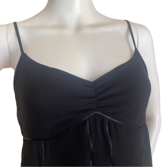 Express Silk Y2K whimsigoth Vtg. Chiffon w/ Satin trim / side Zip / Sm. - Picture 10 of 16